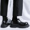 Leisure Business Thick Soled Men's Lace Up Leather Shoes Sneakers Man Minimalism Casual for Men Party Walking Fashion Shoes