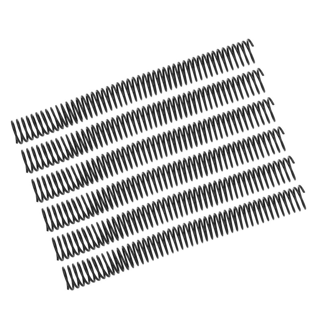 35PCS A4 Paper Binding Coils 25.4mm Diameter 48 Loops 4:1 Pitch Plastic Spiral Wire Spines 215
