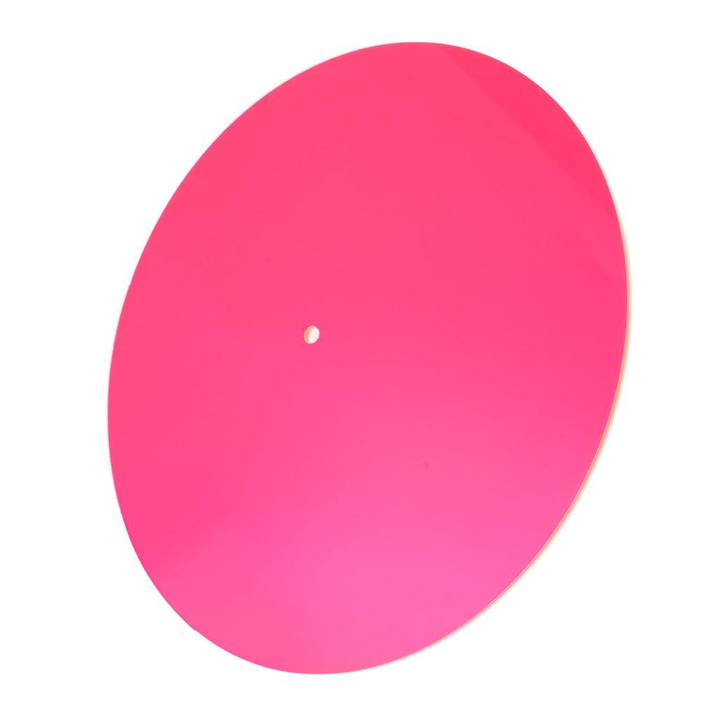 Acrylic Turntable Mat Reduce Noise Improved Sound Quality Anti Static Slipmat for Records 12in
