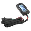 Motorcycle LCD Digital Gauge Voltage Meter Voltmeter Temperature Thermometer Time Display Sensor