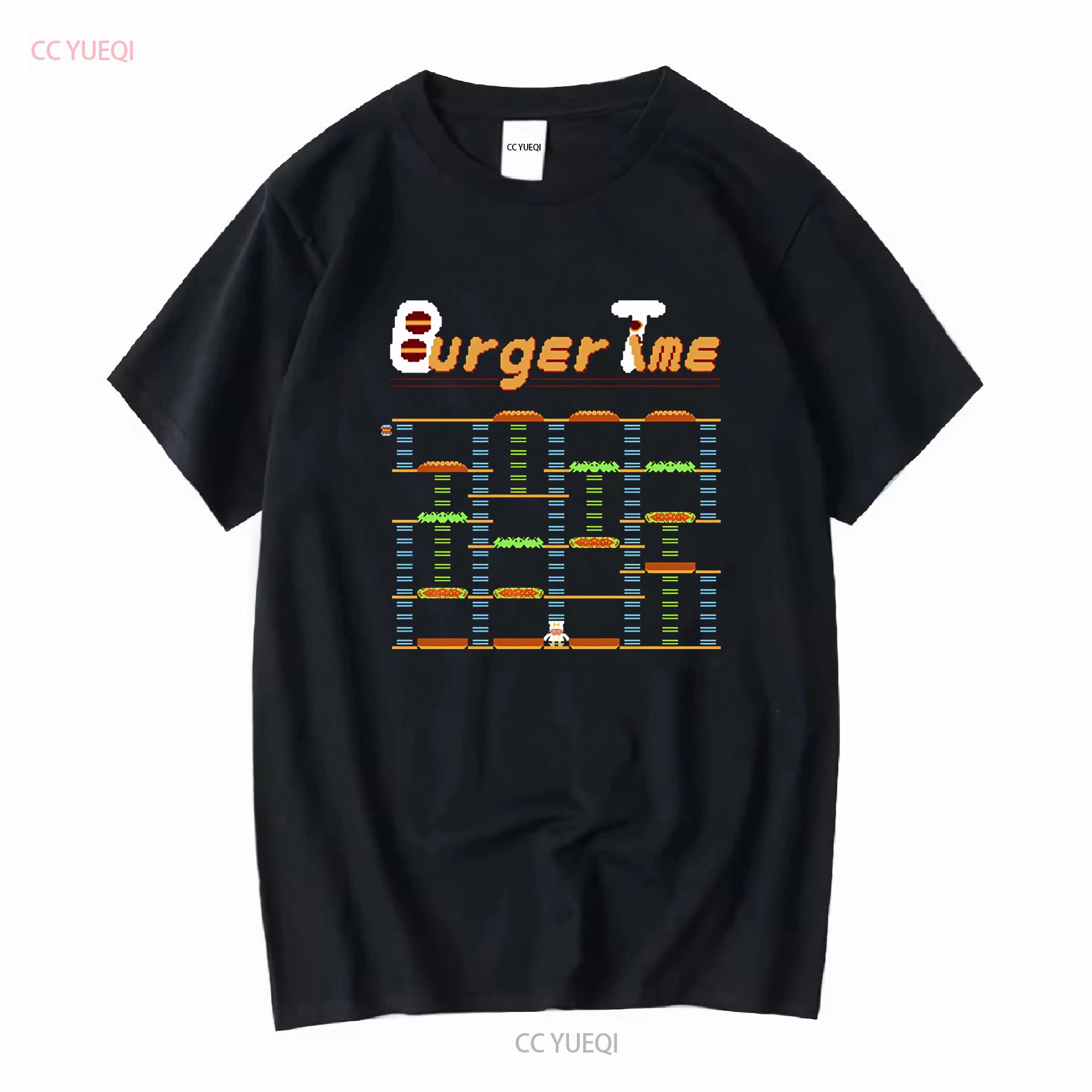 

Burger Time stage 1 Logo NES Famicom game 8 bit screen T Shirt Arcade classic vintage retro design all sizes vintage Washed 4XL