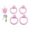 Small Chastity Cage Extreme Invisible Cock Cage Cation Negative Lock Fidelity Cage Micro Chastity Bdsm Lockable Sex Toys