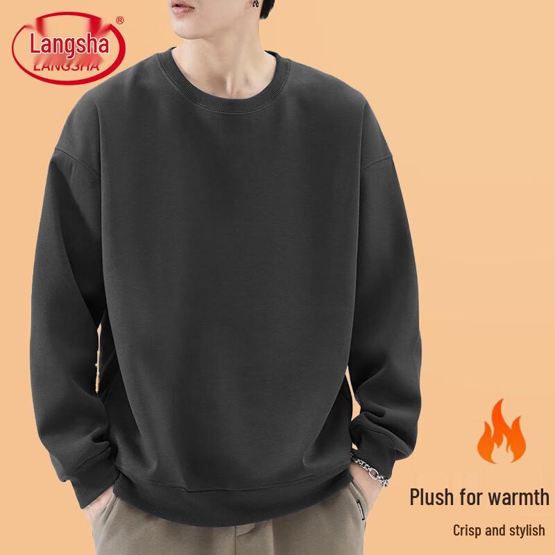 

Мужской термо-свитшот с круглым вырезом на флисовой подкладке Langsha XL/175