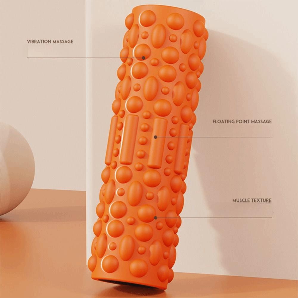 Rechargeable Vibrating Foam Roller Adjustable Tissue Massage Stick Electric Yoga Column  Yoga