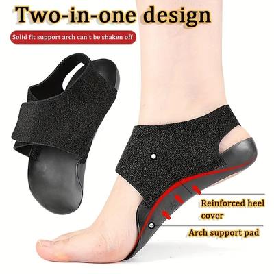 XO Shoes Velcro Arch Foot New Heel Arch Insole Type Rear Support Inversion Half Pad Leg Cover