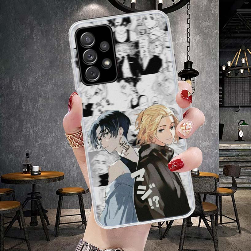 Anime Tokyo Aevengers Phone Case For Samsung Galaxy A12 A22 A32 A52 A72 A02S A51 A50S A71 A70 A31 A20S Note 20 Ultra S10 A10S Ga