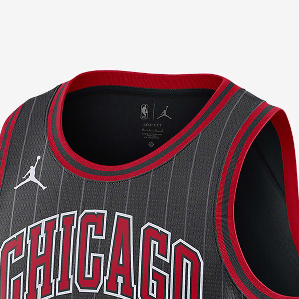 Jordan NBA Atmungsaktives Basketball Tank Top Fan Edition 22-23 Chicago Bulls LaVine Nr.. 8 Herren Tops Schwarz DO9521-012