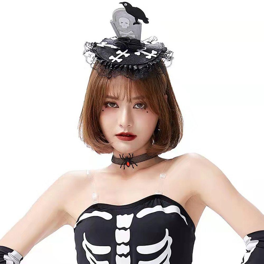 Bat Women Choker Party Gifts Halloween Jewelry Lace Choker Gothic Choker Goth Necklace Neck Collar