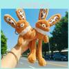 Original Melard Leopard Print Plush Rabbit Fur Keychain Pendant For Winter Accessories