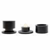 Flushbay Set of 4 Alloy and Brass Speaker Spike Insulators with Adjustable Height for Speakers, Improved Audio Quality (Black)