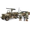 Maquette plastique Cobi Collection Historique Seconde Guerre Mondiale Willys MB & Remorque COBI-3132