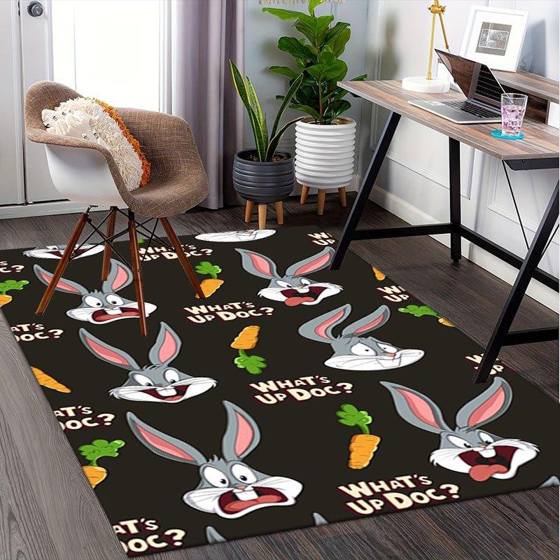 "Looney Tunes Bugs Bunny 'Che c'è, Dottore?'' Custodia per Telefono Cover"Tappetino da Ufficio Decorazione per la Casa Regalo per Halloween e Natale LD113