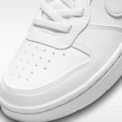 Nike Court Borough Low Recraft Triple White (PS)