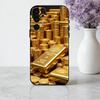 G-Gold M-MoneyS P-Pattern  Phone Case For Samsung Galaxy A73,A72,A71,A70,A53,A52,A51,Soft Silicone Black Cover