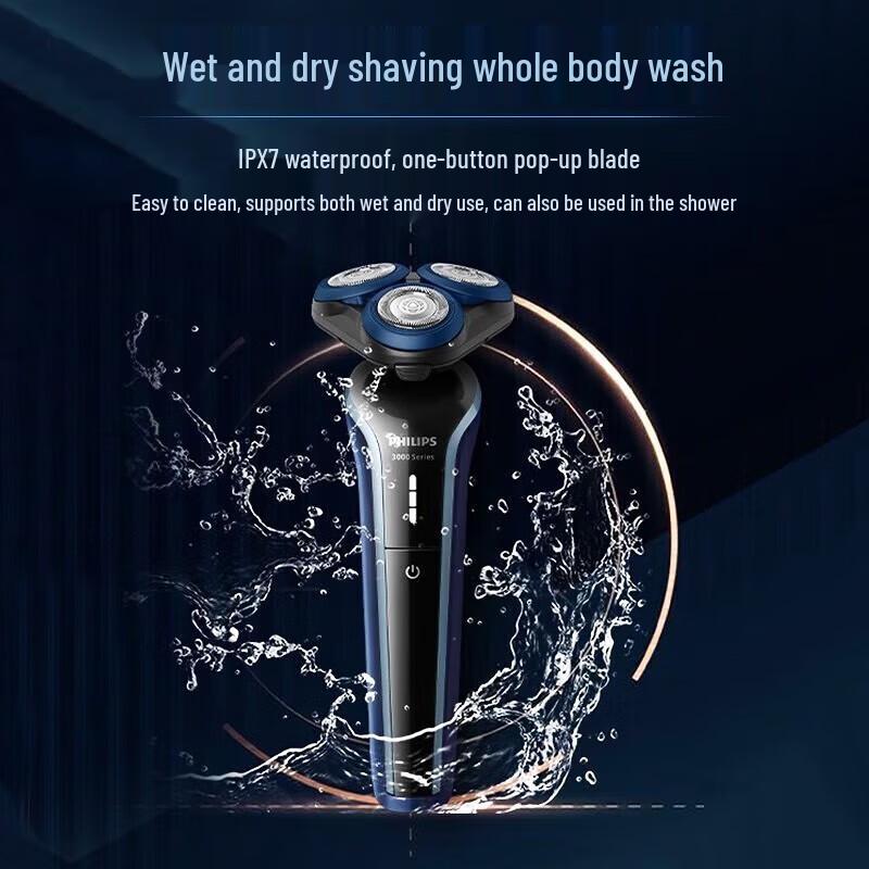 Philips Series 3000 Electric Shaver S3608/10 CN plug (adapter included)