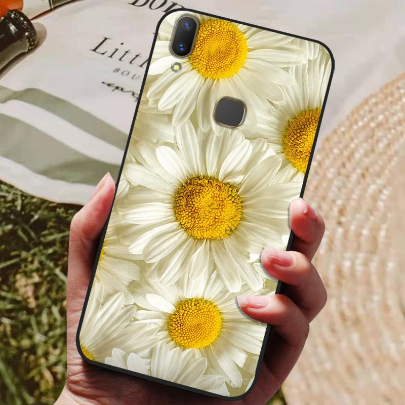 For Vivo Y85 Case 1723 V9 Silicon Back Cover Phone Case for Vivo V9 Youth Cases Soft Bumper Coque for Vivo 1727 1726 Fundas