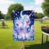 1PC Dream Unicorn blanket, al season lightweigh Poster blanket home office outdoor nap multifunc Poster blanketional blanket