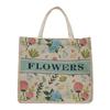 Retro linen bag going out environmentally friendly ethnic wind cotton and linen embroidery large capacity women's new casual going out tote bag