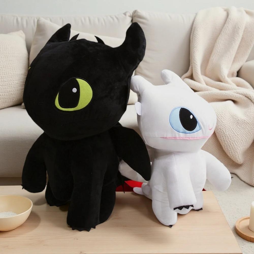 Anime Toothless Night Fury Plush Toys How To Train Your Dragon Peripheral Stuffed Doll Kawaii Sofa Decor Birthday Gifts for Kids