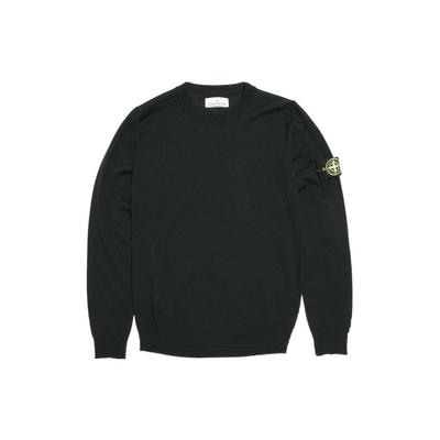 STONE ISLAND Crewneck Sweater med Logomærke 7715510C4-V0029