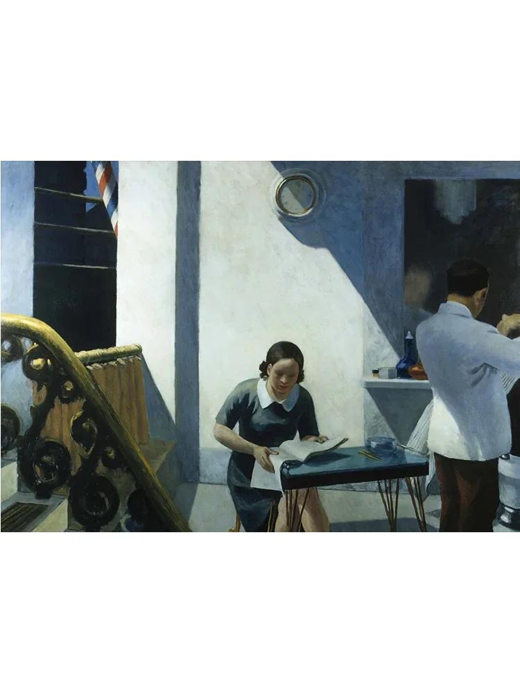 Edward Hopper Famous Realistic Master Art Poster Canvas Painting Nighthawks Life Landscape Wall Art Living Room Home Decoration