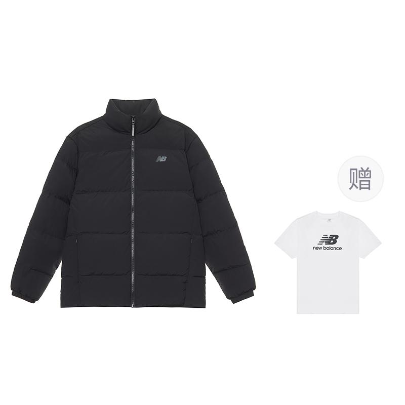 New Balance Sports Life Collection Duck Down Jacket Unisex Black AMJ44302-BK
