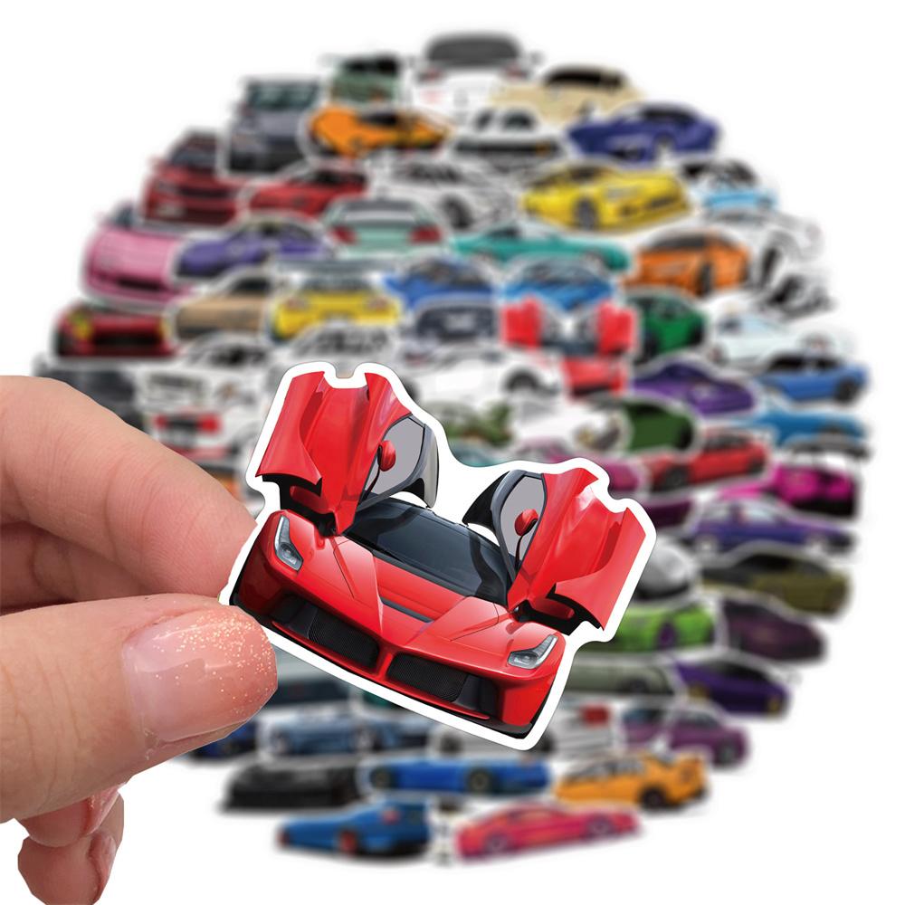 10/30/50PCS Cartoon Car Graffiti Stickers Decorative Motorcycle Luggage Waterproof Decorative Stickers Wholesale