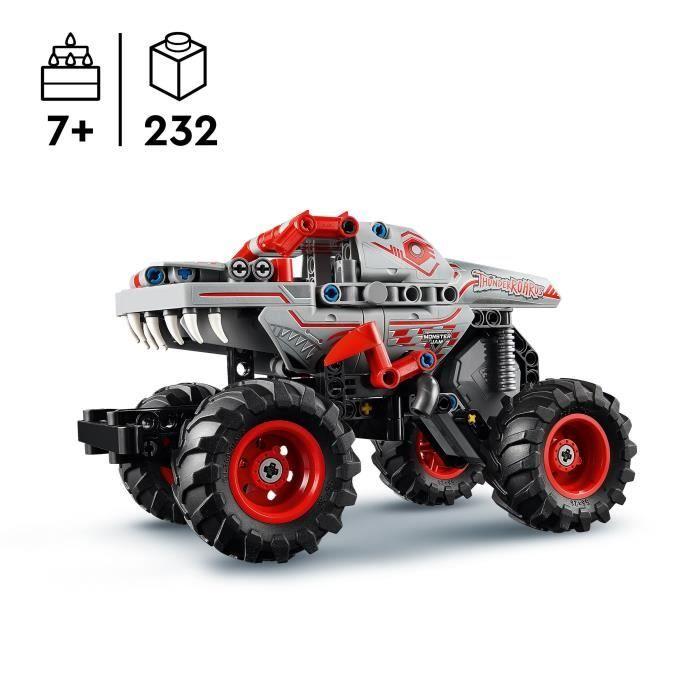 LEGO Technic 42200 Monster Jam ThunderROARus a rétrofriction - Camion dinosaure des 7 ans