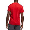 Adidas Aeroready 3-Stripes Comfortable Crew Neck Pullover Short Sleeve T-Shirt Men Tops Red FL4314