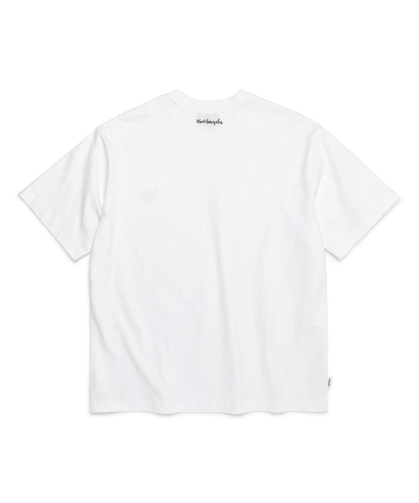 Mark Gonzales Angel Wappen Short Sleeve T-Shirt - White