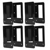 4PCS Log Rack Bracket Pre Drilled Steel Adjustable Firewood Rack Support for Indoor Outdoor Log Rack