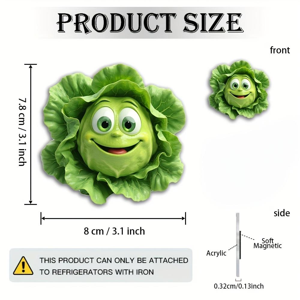 2pcs of 2D Printed Refrigerator Magnet Decoration. The Colors Are Bright and Long-Lasting Without Fading