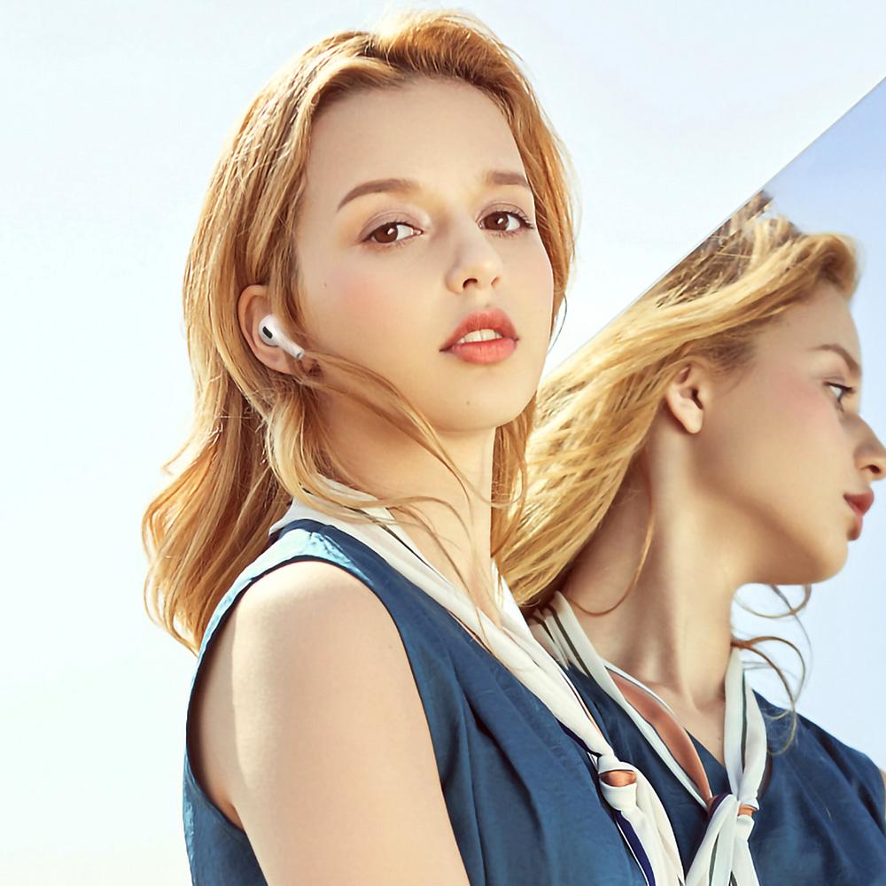 Lenovo LivePods LP40 Fones de ouvido semi-intra-auriculares BT 5.0 Fones de ouvido True Wireless Earbuds com toque