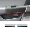 2X Rear Door Handle Panel Decor Cover Trim Accessories For Ford F150 21+ Chrome