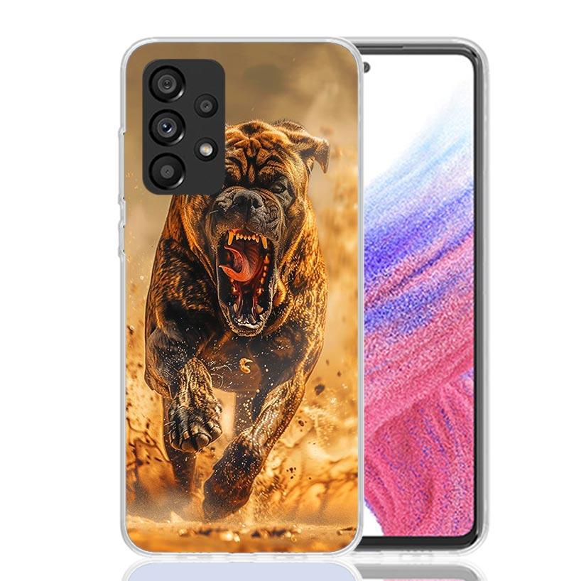 Pit Bull Pet Dog Pitbull Phone Case For Samsung Galaxy A52 A32 A22 A12 A02S A50S A30S A51 A31 AA71 Note 20 Ultra 10 S10 Plus Gal