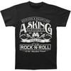 Men's Asking Alexandria Rock N Roll Slim Fit T-shirt X-Large Black