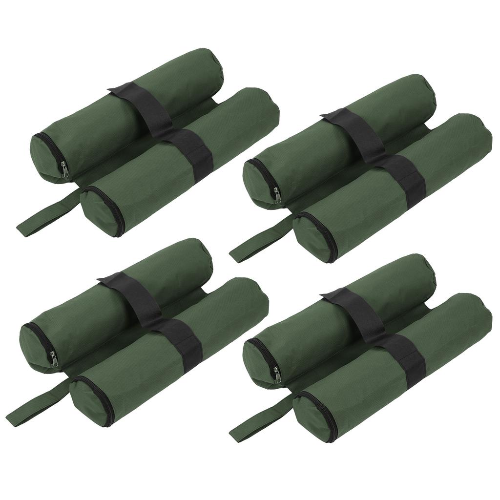 4pcs Canopy Weighted DoubleCylinder Windproof Sand Bags Sunshade Tent Foot Weight Outdoor