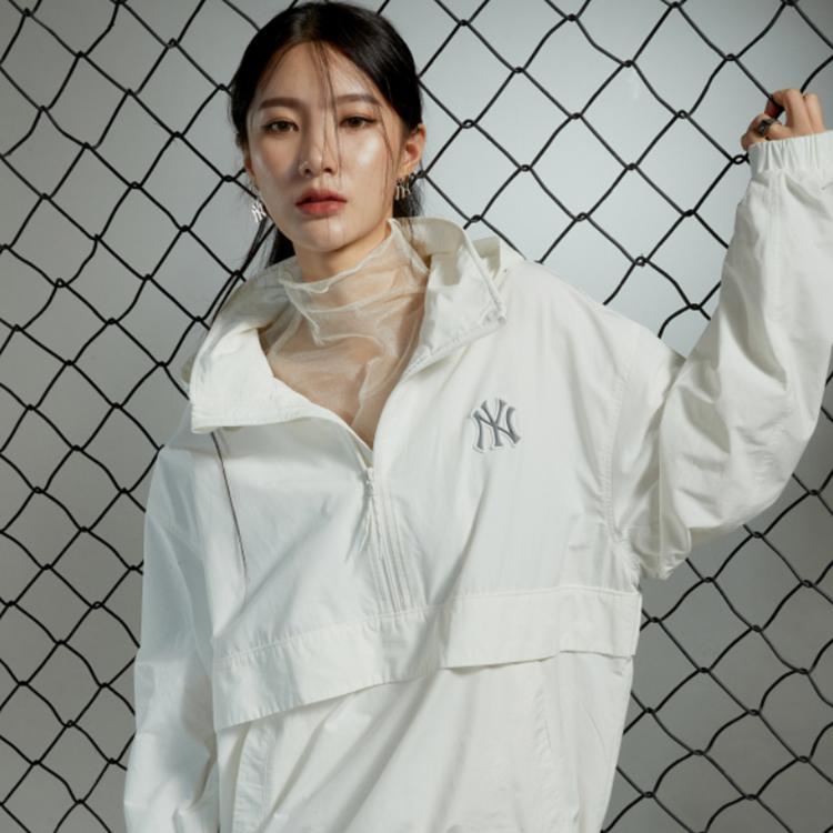 New MLB New York Yankees Jacket Unisex Ivory White 3AWJ14014-50IVS