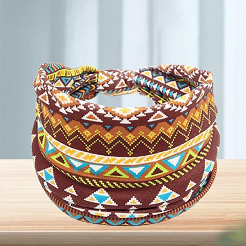 

Хлопковая эластичная повязка на голову с африканским узором и принтом, эластичная повязка для волос в стиле твист, широкая повязка для волос, бандана, тюрбан, повязка на голову с узлом