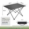 OEING Large Outdoor Folding Roll-Up Camping Table