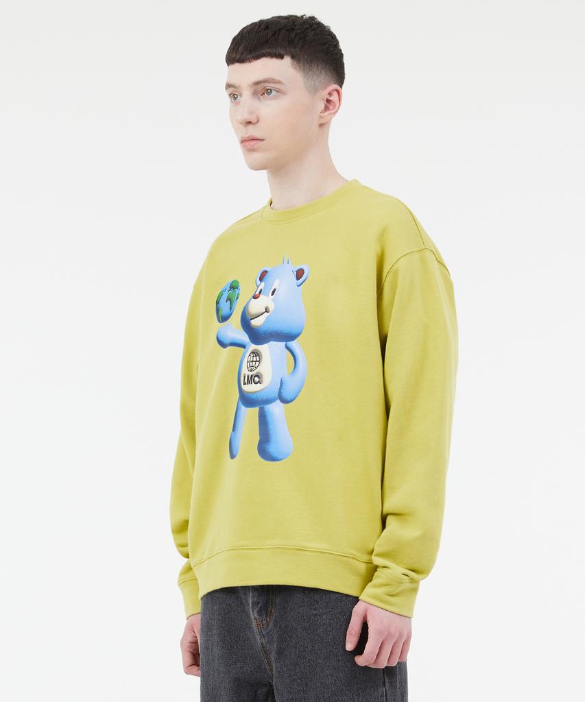 LMC 3D Bear Sweatshirt Light Olive