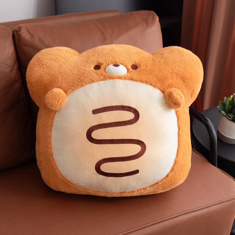 Cheese Bear Cat Brown Gingerbread Capybara Biscuit Super Soft Baby Snacks Dessert Party Toys Animals Christmas Birthday Present