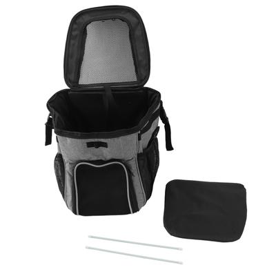 Dog Bike Basket Waterproof Breathable Removable Dog Carrier Backpack for Outdoor Travel
