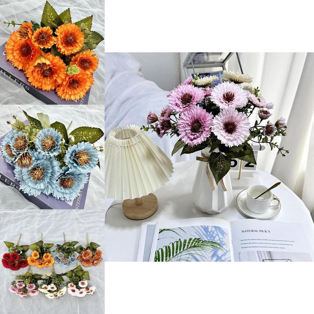 6 Artificial Flower Display For Home Office Decor With Lifespan Longer