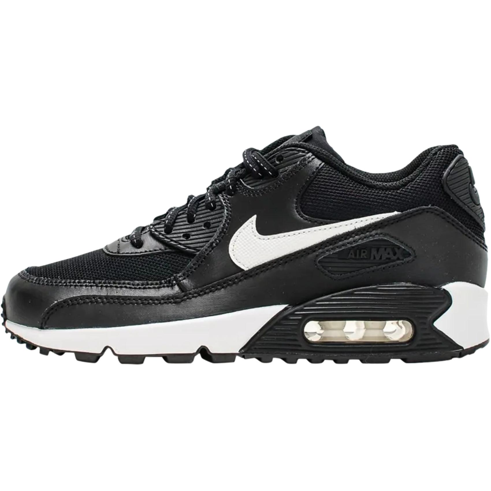 

Nike Air Max 90 Flash GS Black Kids Sneakers Summit-White 807626-001 36.5