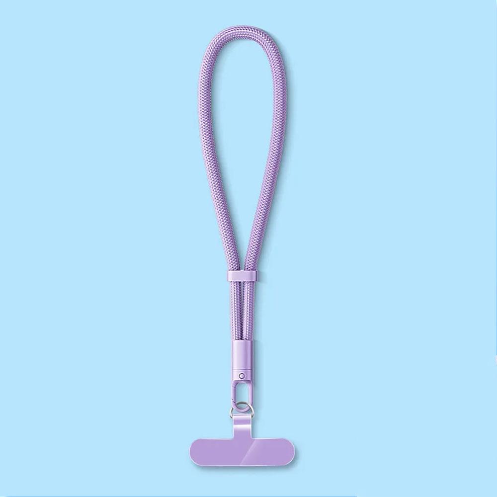 Universal Adjustable Phone Lanyard Self Locking Anti Slip Wristband Durable Polyester Cord Safety Tether for Smartphone Security