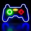 Geschlechtsneutrales Neon-Gamecontroller-Licht für Innendekoration