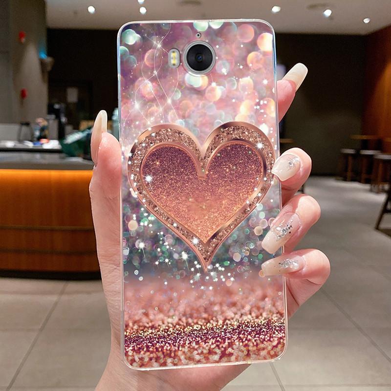 Phone Case For Huawei Y5 2017 / Y6 2017 / Honor Play 6 Funda Butterfly Bow Protective Casing Transparent Soft Silicone TPU Cover