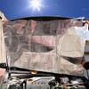 Aluminum Foam Sticker Sound Heat ulation Cotton Engine Hood Heat ulation Sound Deadener Pad Universal Accessories