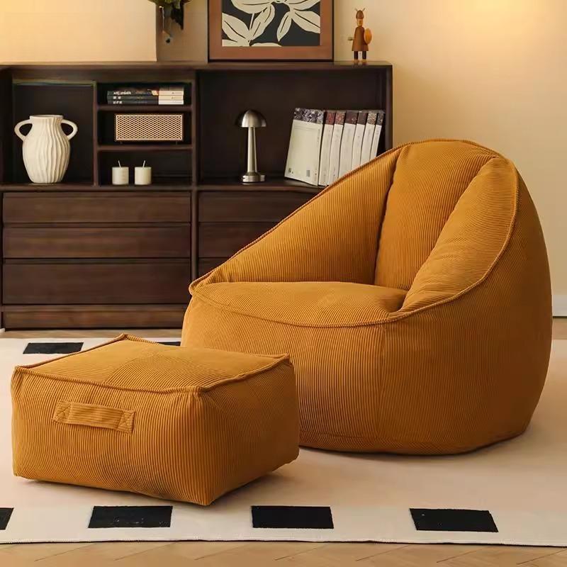 Modern Bean Bag Lazy Comfortable Sofa Single Bed Tatami Bedroom Balcony Casual Small Sofa Couch Lounge Chair